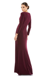 2 of 3 Mac Duggal 67848 Dress Berry