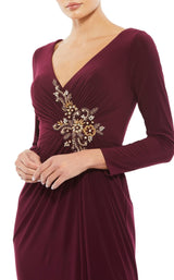 3 of 3 Mac Duggal 67848 Dress Berry