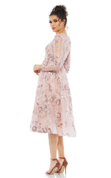 2 of 3 Mac Duggal 67849 Dress Rose-Pink