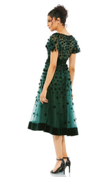 6 of 9 Mac Duggal 67854 Dress Emerald-Green