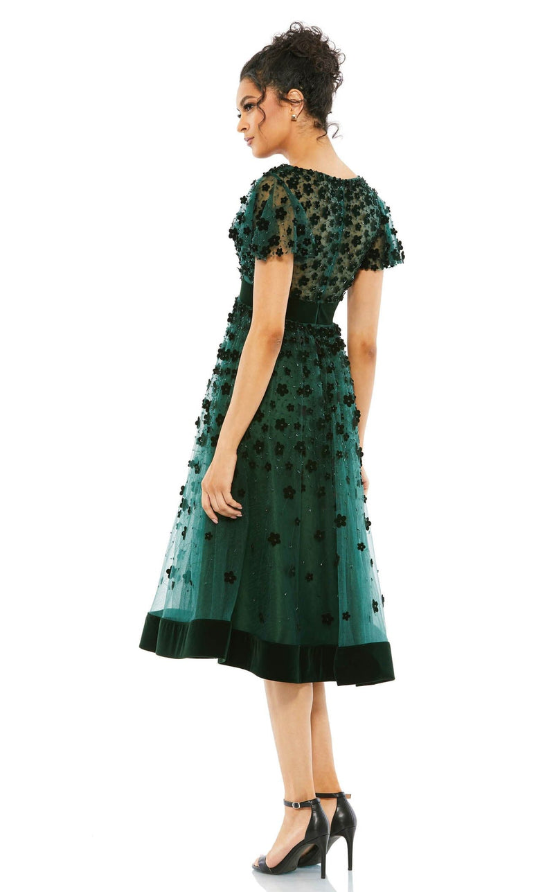Mac Duggal 67854 Dress Emerald-Green