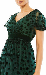 9 of 9 Mac Duggal 67854 Dress Emerald-Green