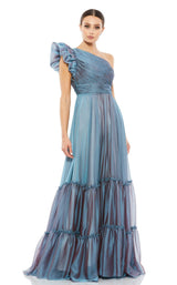 1 of 4 Mac Duggal 67878 Dress Fusion-Blue
