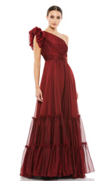 2 of 4 Mac Duggal 67878 Dress Wine