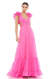 2 of 4 Mac Duggal 67911 Dress Hot-Pink