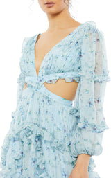 3 of 3 Mac Duggal 67949 Dress Powder-Blue