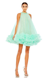 1 of 3 Mac Duggal 67954 Dress Mint