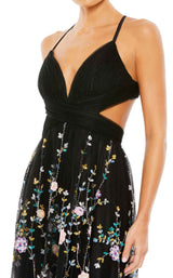 3 of 3 Mac Duggal 67976 Dress Black-Multi