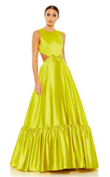 2 of 6 Mac Duggal 67977 Dress Chartreuse