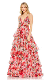 1 of 3 Mac Duggal 67985 Dress Pink-Multi