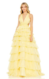 2 of 6 Mac Duggal 67988 Dress Lemon
