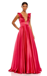 1 of 3 Mac Duggal 67991 Dress Berry