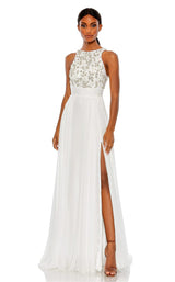 1 of 3 Mac Duggal 68022 Dress White