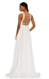 2 of 3 Mac Duggal 68022 Dress White