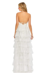 5 of 9 Mac Duggal 68024 Dress White