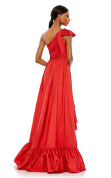 4 of 6 Mac Duggal 68027 Dress Red