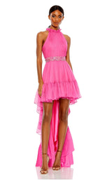 1 of 6 Mac Duggal 68029 Dress Hot-Pink