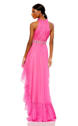 3 of 6 Mac Duggal 68029 Dress Hot-Pink