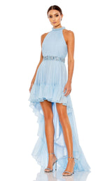 2 of 6 Mac Duggal 68029 Dress Ice-Blue