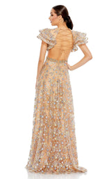 2 of 3 Mac Duggal 68030 Dress Nude-Multi