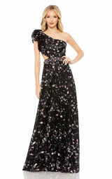 1 of 6 Mac Duggal 68032 Dress Black-Pink