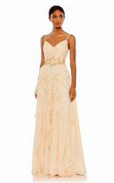 1 of 6 Mac Duggal 68047 Dress Pale-Peach