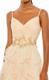 5 of 6 Mac Duggal 68047 Dress Pale-Peach