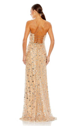 3 of 6 Mac Duggal 68049 Dress Nude