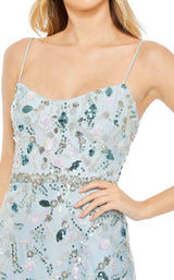 6 of 6 Mac Duggal 68049 Dress Seafoam
