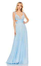 2 of 6 Mac Duggal 68054 Dress Ice-Blue