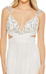 5 of 6 Mac Duggal 68054 Dress White