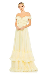 2 of 6 Mac Duggal 68086 Dress Butter