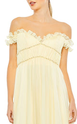 6 of 6 Mac Duggal 68086 Dress Butter