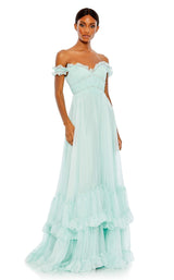 1 of 6 Mac Duggal 68086 Dress Mint