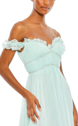 5 of 6 Mac Duggal 68086 Dress Mint