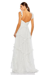 4 of 6 Mac Duggal 68093 Dress White