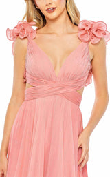 3 of 3 Mac Duggal 68094 Dress Coral