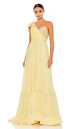 1 of 3 Mac Duggal 68095 Dress Lemon