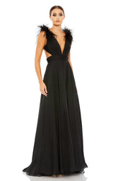 1 of 6 Mac Duggal 68113 Dress Black