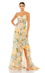 1 of 3 Mac Duggal 68117 Dress Peach-Multi