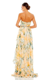 2 of 3 Mac Duggal 68117 Dress Peach-Multi