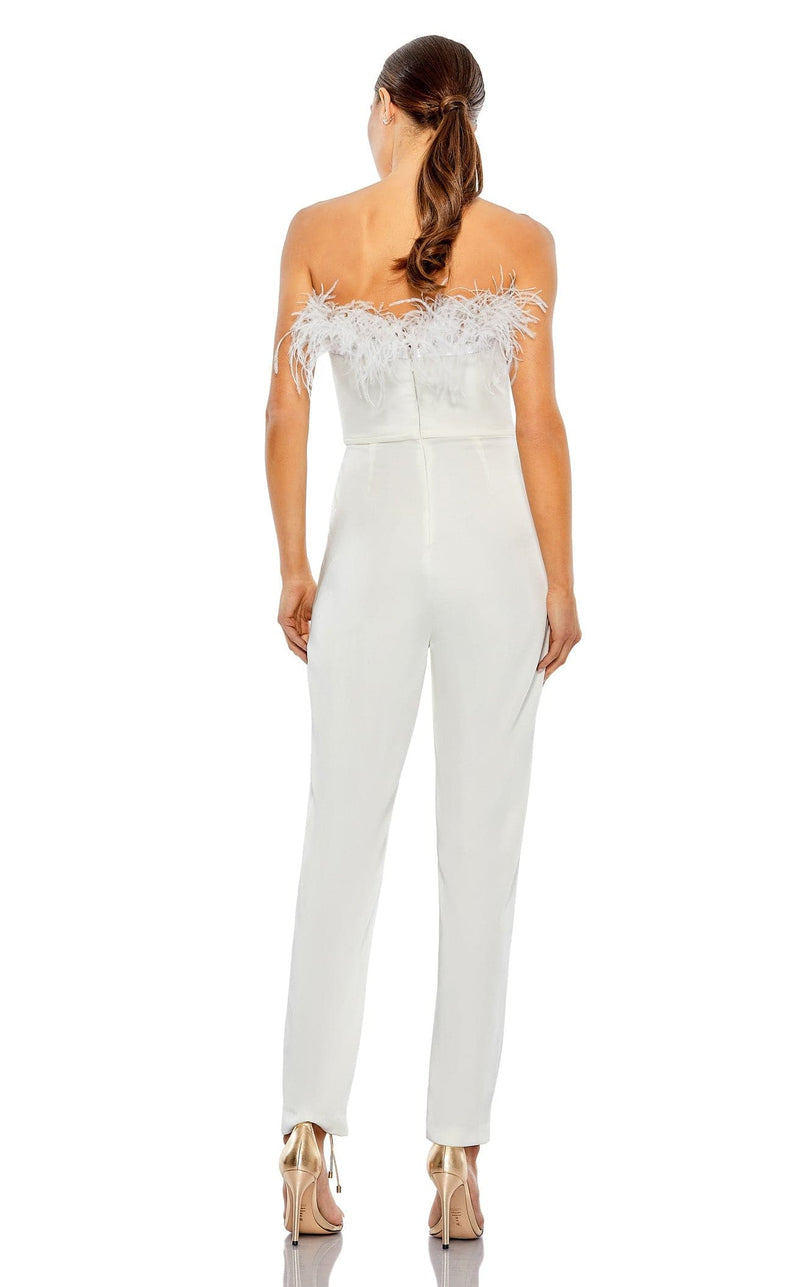 Mac Duggal 68146 Jumpsuit White