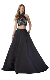 1 of 6 Alyce 6814 Black Multi