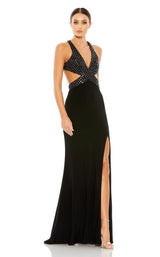 1 of 6 Mac Duggal 68166 Dress Black