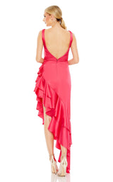 2 of 3 Mac Duggal 68168 Dress Hot-Pink