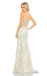 3 of 3 Mac Duggal 68180 Dress White-Multi