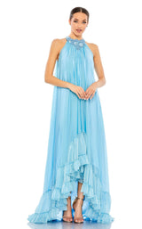 1 of 3 Mac Duggal 68196 Dress Blue