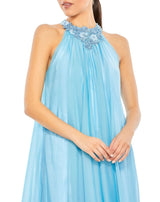 2 of 3 Mac Duggal 68196 Dress Blue