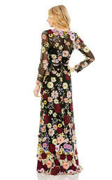 2 of 3 Mac Duggal 68201 Dress Black-Multi