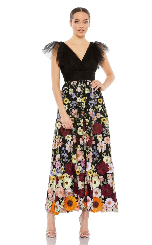 Mac Duggal 68204 Black-Multi